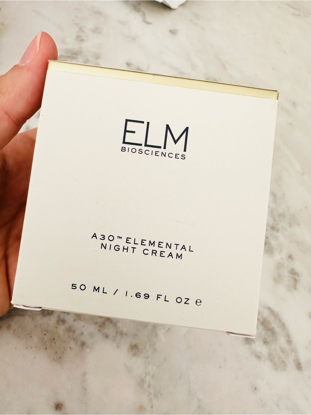 A30 Elemental Night Cream — White & Gold